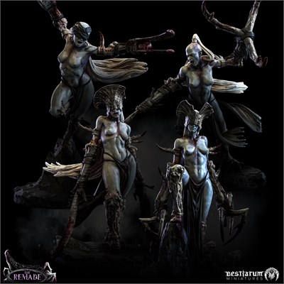 The Remade - Part I - Dark Elf female cultists MF01-BM16-03 - фото 20836