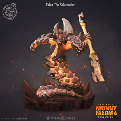 Mount Magma - Volcano Heroes - Fajra The Salamander MF03-C&P03-01 - фото 21057