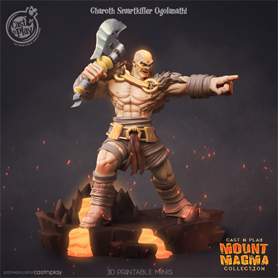 Mount Magma - Volcano Heroes - Gharoth Smartkiller Ogolanathi MF03-C&P03-03 - фото 21087