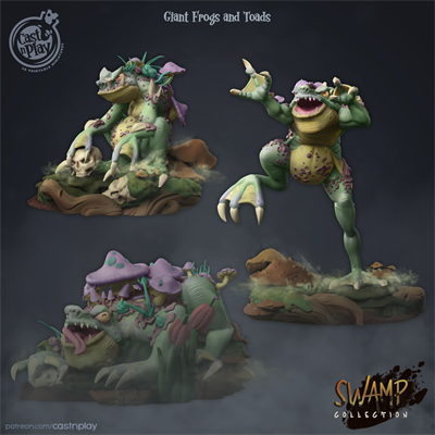 Swamp Heroes - Giant Toads MF03-C&P04-01-04 - фото 21343