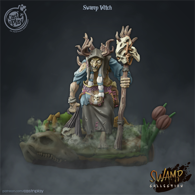 Swamp Heroes - Swamp Witch MF03-C&P04-01-10 - фото 21379