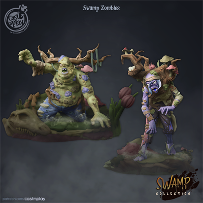Swamp Heroes - Swamp Zombies MF03-C&P04-01-11 - фото 21390