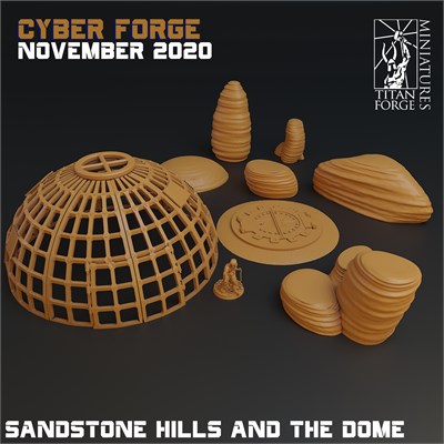 Cyber Forge - NOVEMBER 2020 - Thunder dome &Terrain SF05-TF01-02-06 - фото 21936