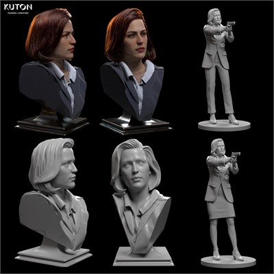 Scully - X-Files (фигурка и бюст) MOV04-KUT01 - фото 23114