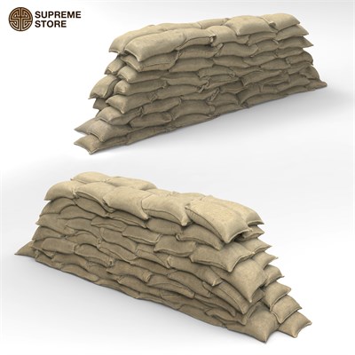 Sandbag Wall V1 - 1:35 MIL01-SUP06 - фото 24983