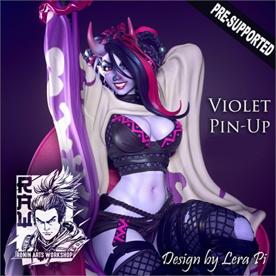 Violet Pin Up FAN14-RA02