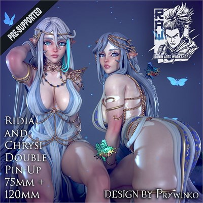 Ridia & Chrysi Pin Up (18+) FAN14-RA12 - фото 25665