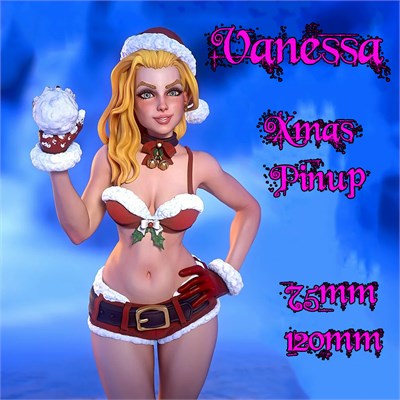Vanessa Xmas Pin-Up FAN14-RA19
