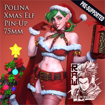 Polina - Christmas Pin Up Girl FAN14-RA25
