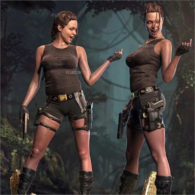 Angelina Jolie - Lara Croft II (18+) MOV18-VX08 - фото 25945