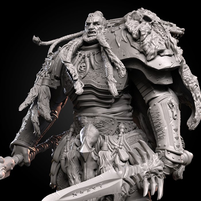 Leman Russ (Barbarian) WH02-AK03 - фото 8600