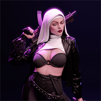 Nun with Gun (330 мм) 2259
