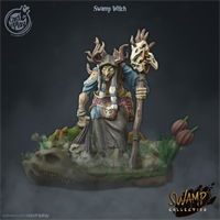 Swamp Heroes - Swamp Witch MF03-C&P04-01-10