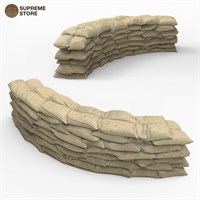 Sandbag Wall Radial - 1:35 MIL01-SUP05