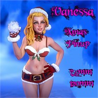 Vanessa Xmas Pin-Up FAN14-RA19