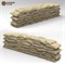 Sandbag Wall Long V1 - 1:35 MIL01-SUP08 - фото 24995
